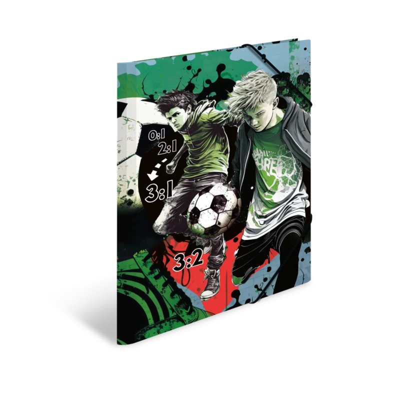 HERMA Chemise à élastique "Street Soccer", carton, A3