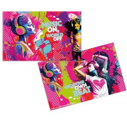 HERMA Sous-main "Music Girl", (L)550 x (H)350 mm