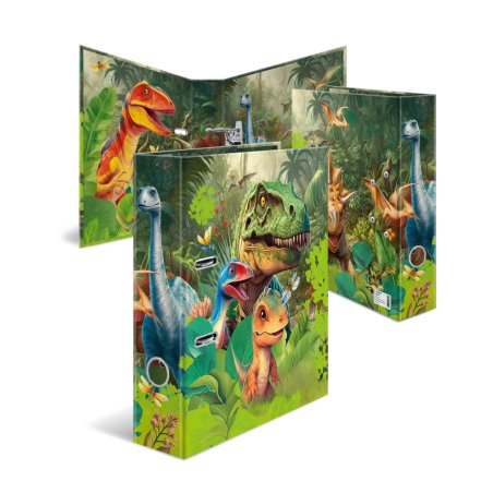 HERMA Classeur à motifs "Dino World", A4, 70 m