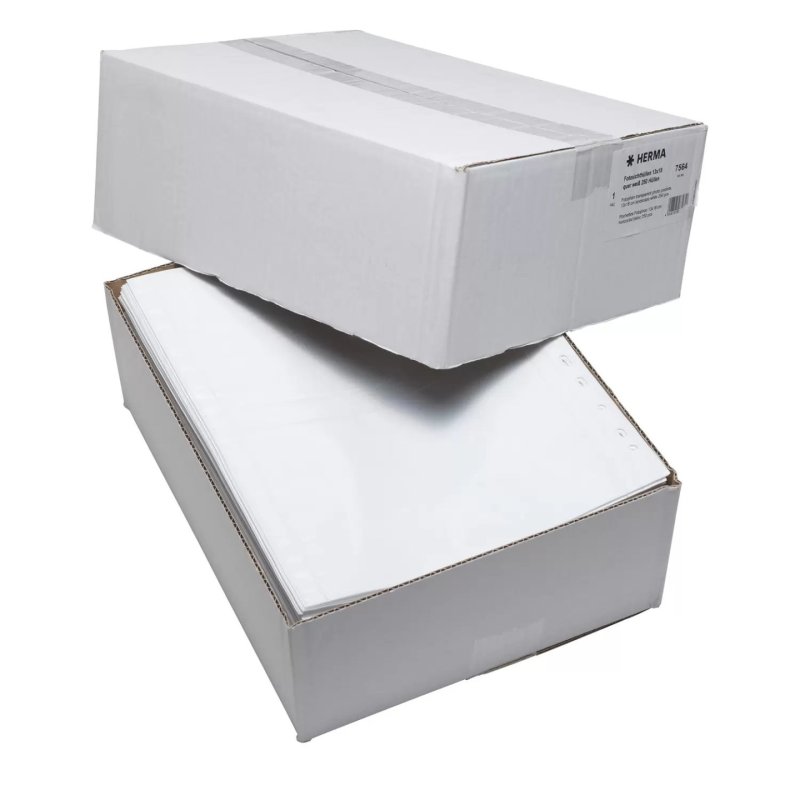 HERMA Pochettes transparentes Fotophan A4, pour photos