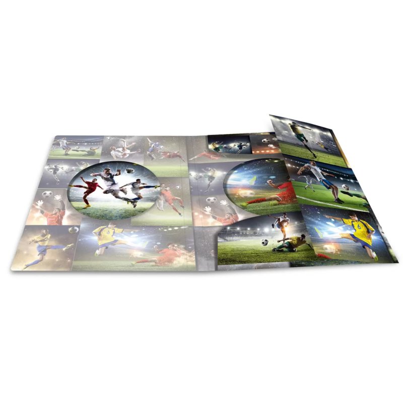 HERMA Chemise à élastiques "football", en PP, A4