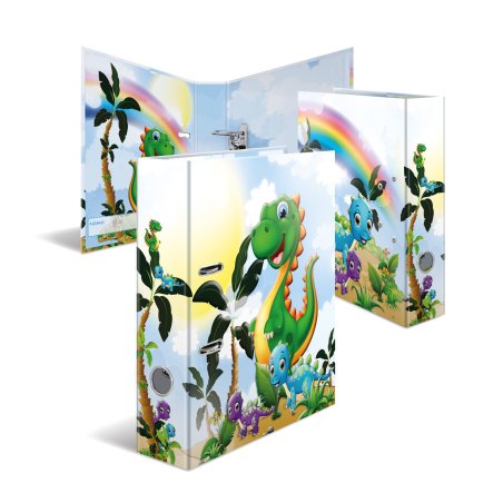 HERMA Classeur à levier à motifs pour maternelle Dinosaures,