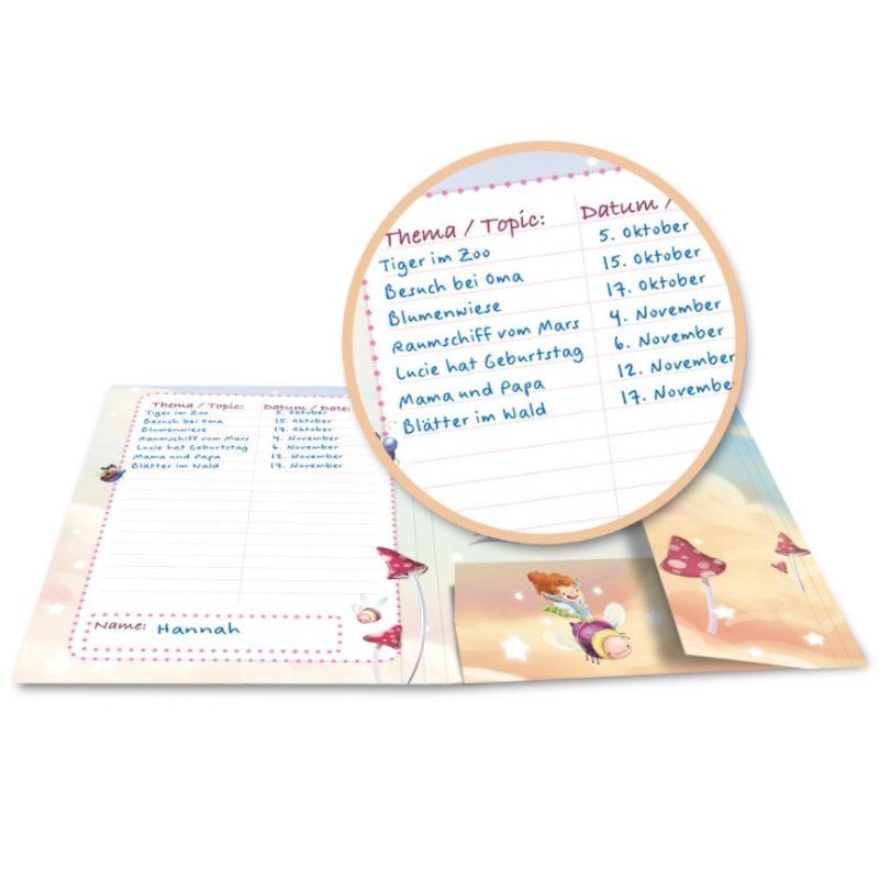 HERMA Chemise à élastiques "Danse des fées", carton, A3