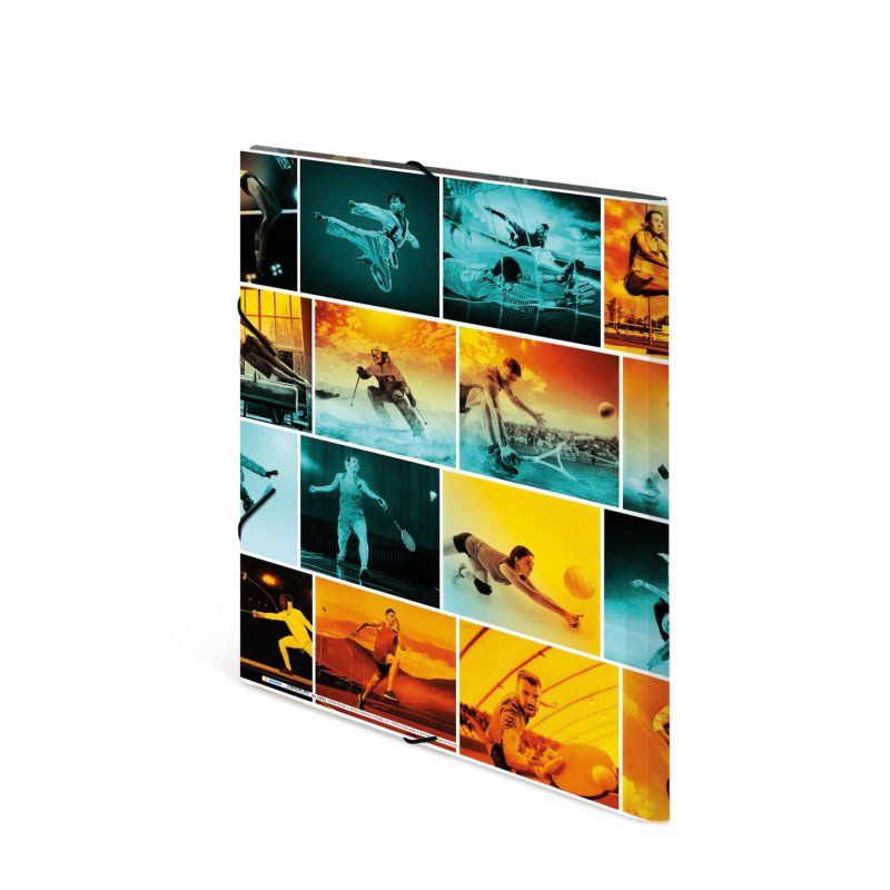 HERMA Chemise à élastiques "Artline", PP, A3, Sports