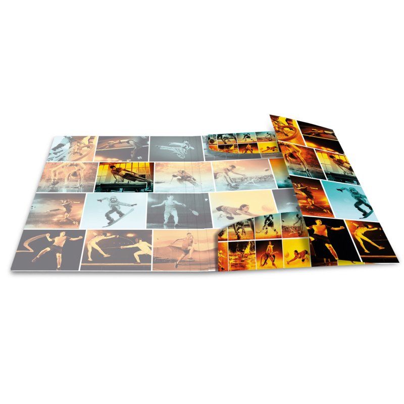 HERMA Chemise à élastiques "Artline", PP, A3, Sports