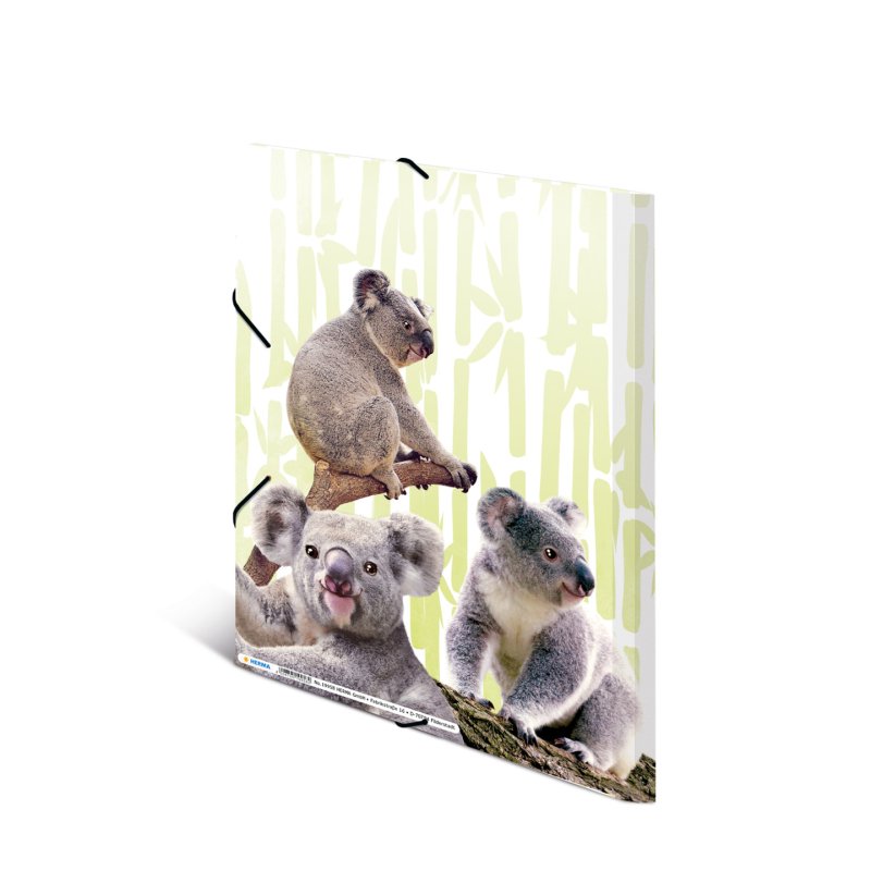 HERMA Chemise à élastiques Animaux exotiques, A4, koalas