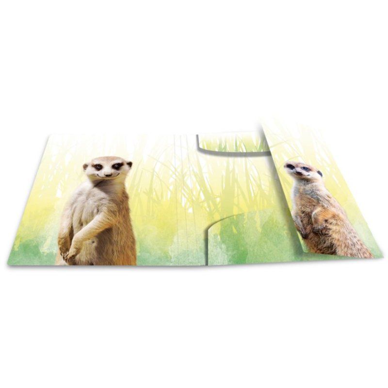 HERMA Chemise à élastiques Animaux exotiques, A3, suricates