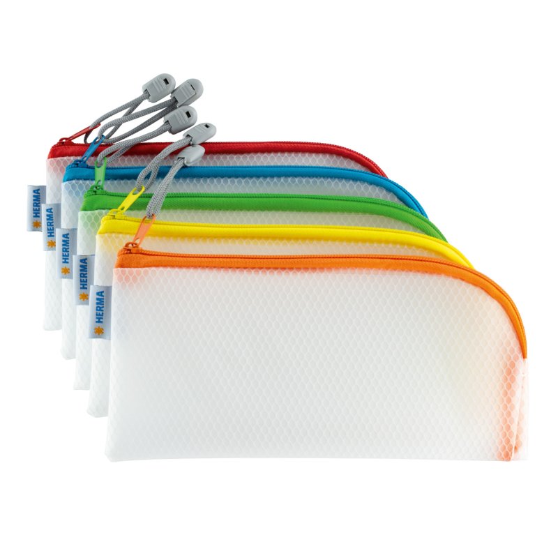 HERMA 20003 pencil case Hard pencil case EVA (Ethylene Vinyl Acetate) Blue, Transparent