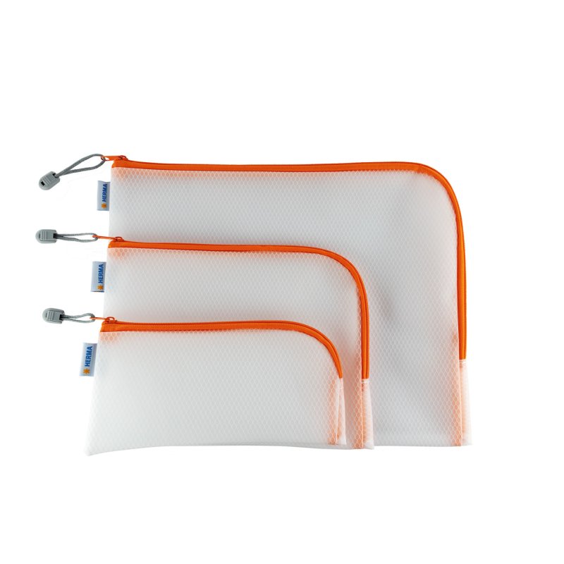 HERMA 20006 pencil case Hard pencil case EVA (Ethylene Vinyl Acetate) Orange, Transparent