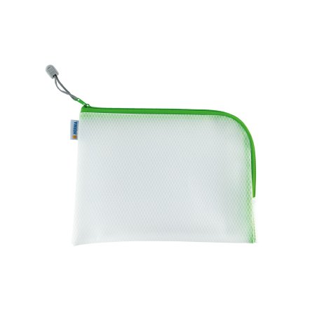 HERMA Pochette à fermeture à zip "Mesh Bags", A5, vert