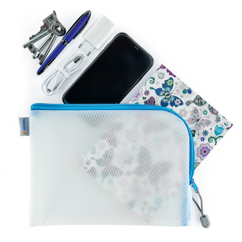 HERMA 20010 pencil case Hard pencil case EVA (Ethylene Vinyl Acetate) Green, Transparent