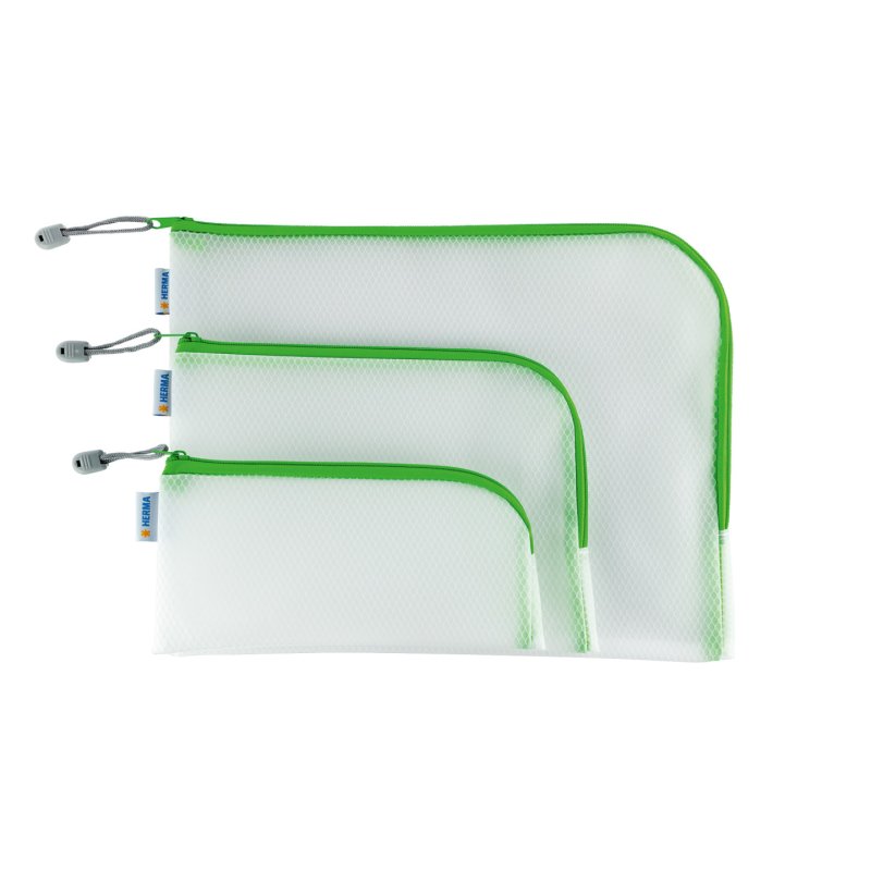 HERMA 20010 pencil case Hard pencil case EVA (Ethylene Vinyl Acetate) Green, Transparent