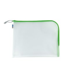 HERMA Pochette à fermeture à zip "Mesh Bags", A4, vert