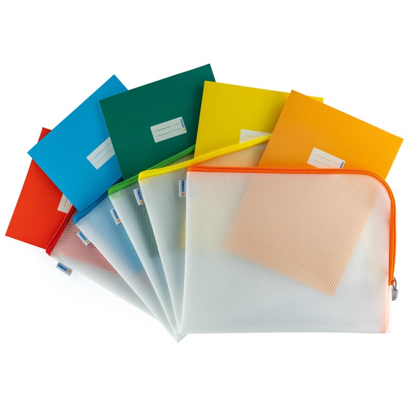 HERMA 20018 trousse à crayons Bac à stylos EVA (Acétate de vinyle d'éthylène) Orange, Transparent