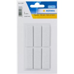 HERMA HOME Patin en feutre, 15 x 45 mm, blanc