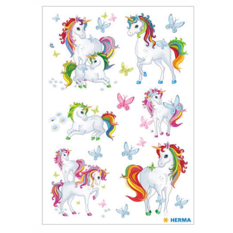 HERMA Autocollants DECOR "Unicorn Best Friends"
