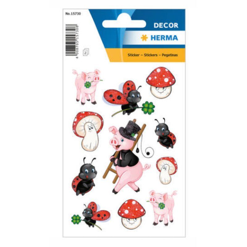 HERMA Lucky Charm with Glitter adhésif pour enfant