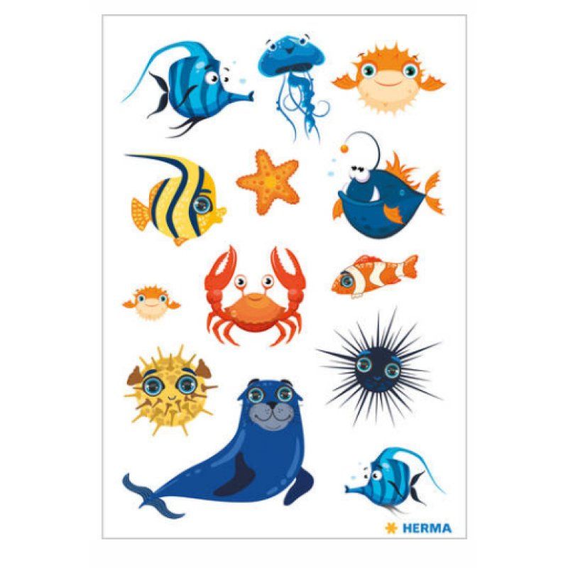 HERMA Cheeky Sea Creatures adhésif pour enfant
