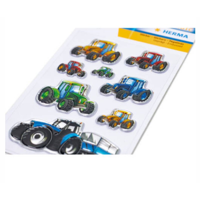 HERMA Sticker MAGIC "Course de tracteurs"