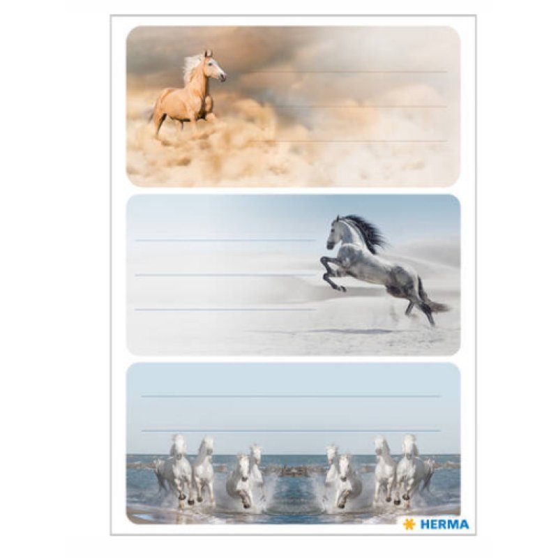 HERMA Étiquettes pour livres VARIO "Chevaux"
