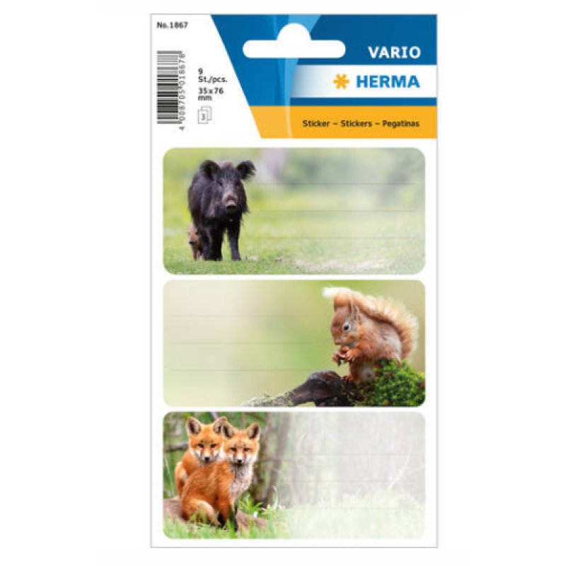 HERMA Forest Animals adhésif pour enfant