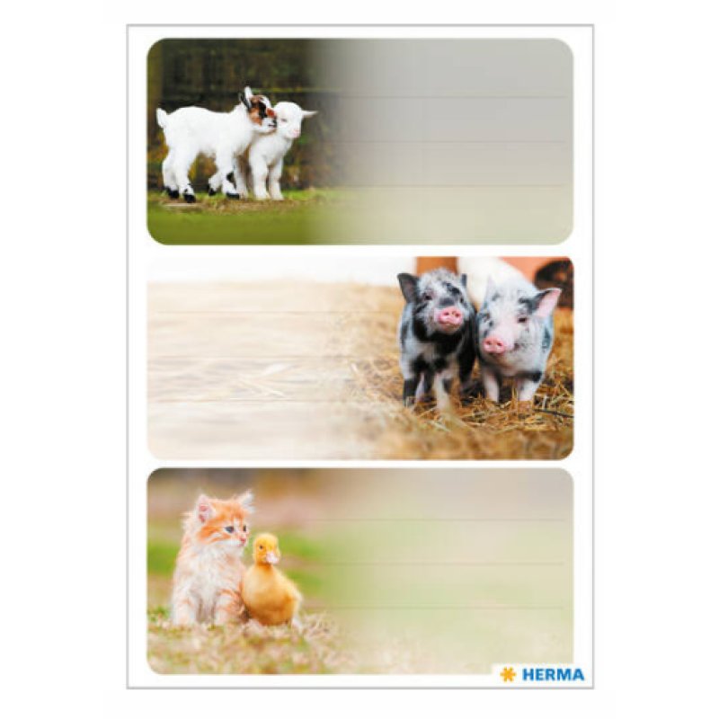 HERMA Farm animals adhésif pour enfant