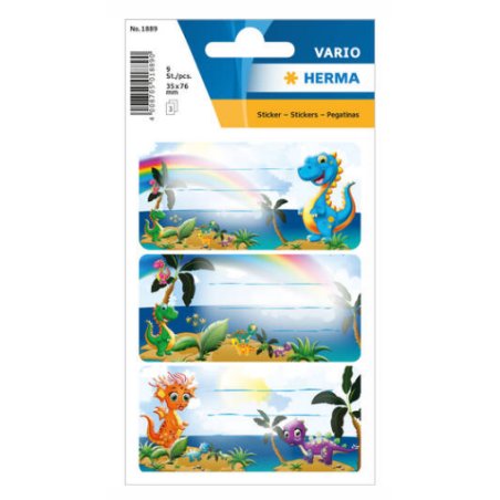 HERMA Dinos adhésif pour enfant
