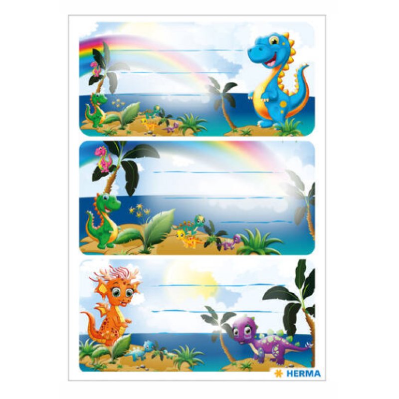 HERMA Etiquettes pour livres VARIO "Dinosaures"