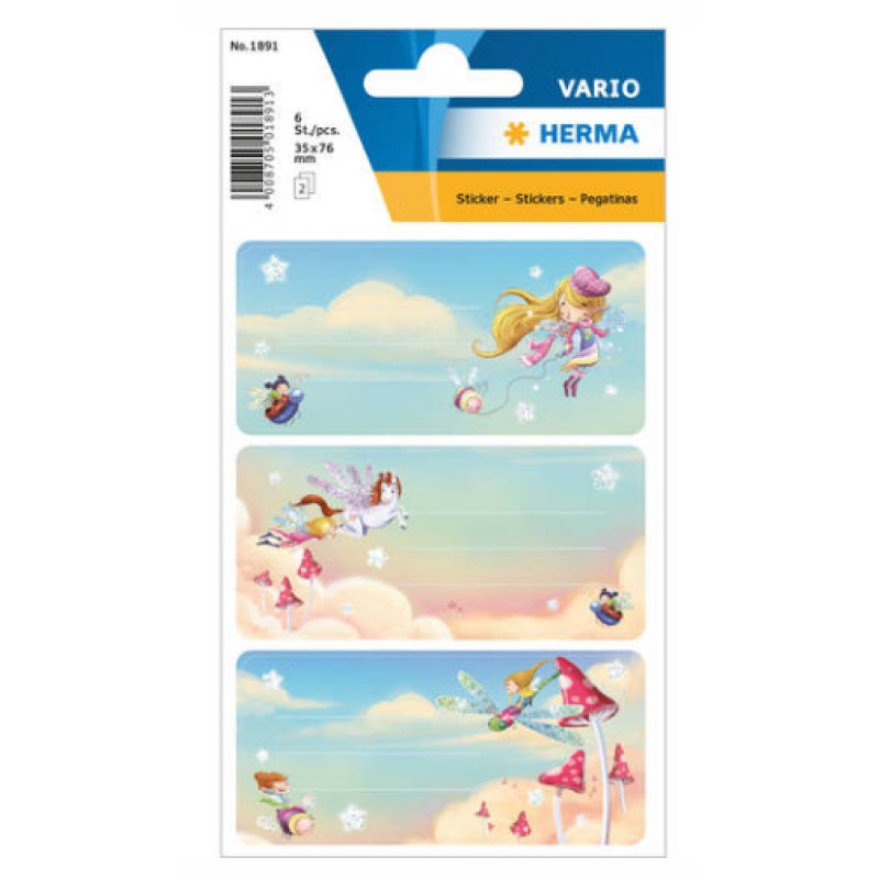 HERMA Etiquettes pour livres VARIO "Danse des fées"