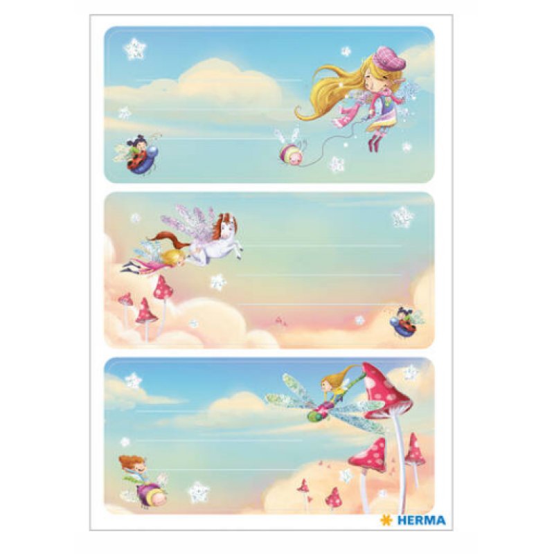HERMA Fairy dance glittery adhésif pour enfant