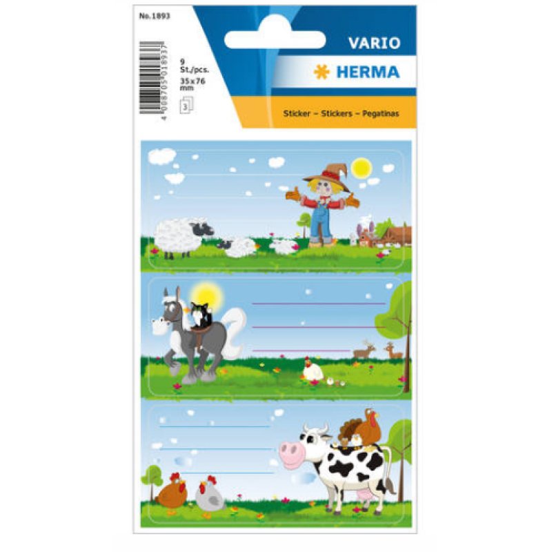HERMA Little Farm adhésif pour enfant