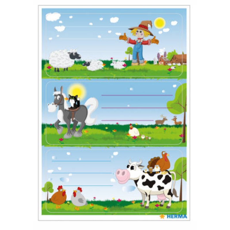 HERMA Little Farm adhésif pour enfant