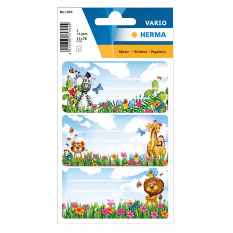 HERMA Jungle kids' stickers