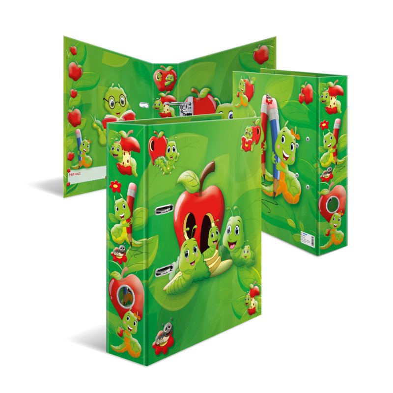 HERMA Classeur à motif pour école maternelle "Fritz le ver"