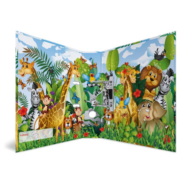 HERMA Classeur à motif pour école maternelle "Jungle"