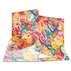 HERMA Chemise à élastiques "Peinture", carton, A3