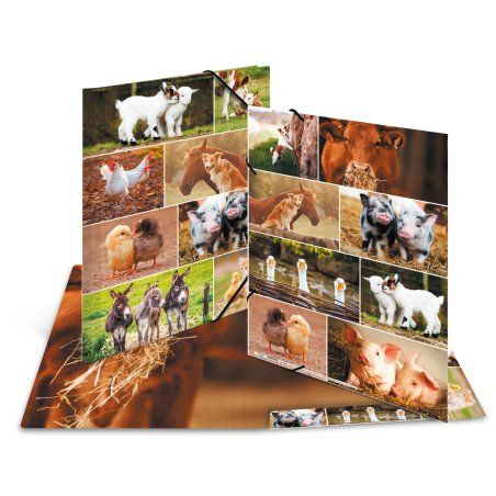 HERMA Sammelmappe A3 Bauernhoftiere ring binder Multicolour