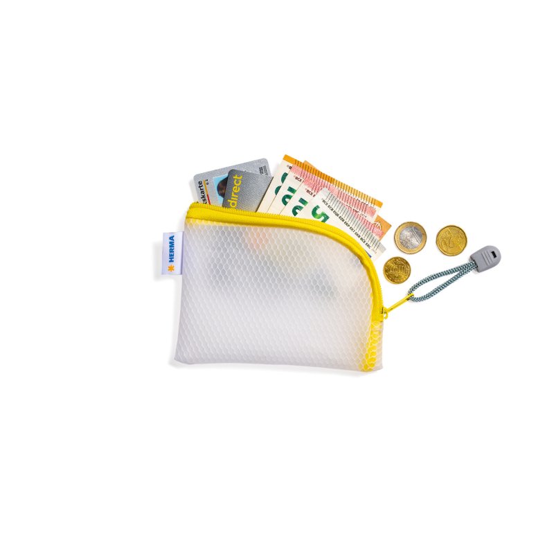 HERMA 20252 toiletry bag/vanity case EVA (Ethylene Vinyl Acetate) White, Yellow