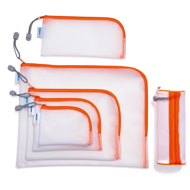 HERMA 20253 toiletry bag/vanity case EVA (Ethylene Vinyl Acetate) Orange, White