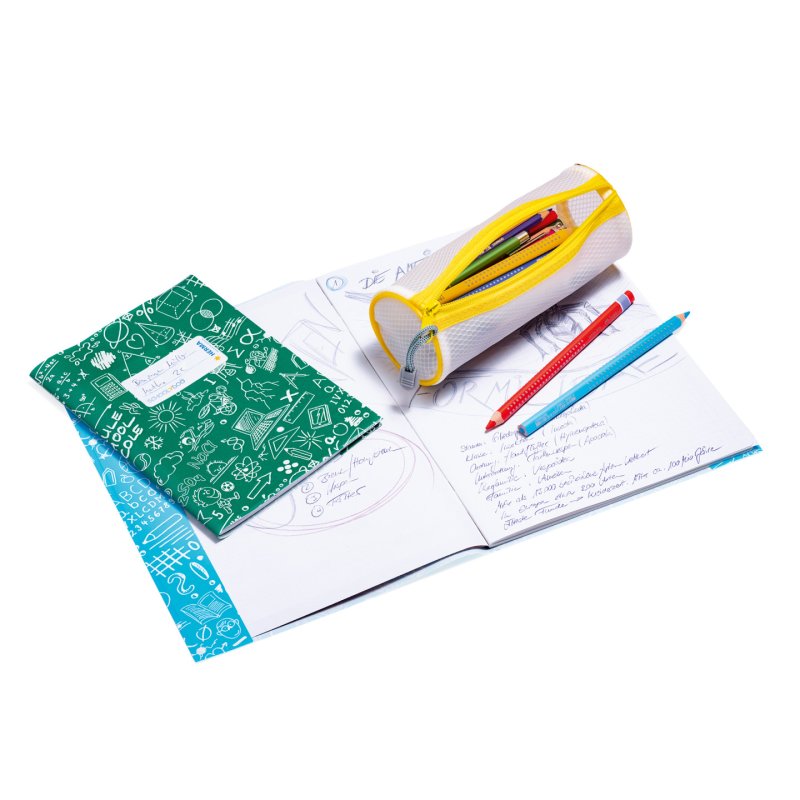 HERMA Trousse ronde, diamètre: 70 mm x (L)200 mm, jaune