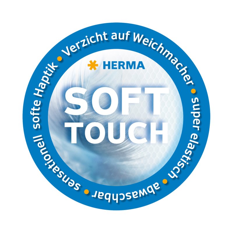 HERMA Trousse ronde, diamètre: 70 mm x (L)200 mm, jaune