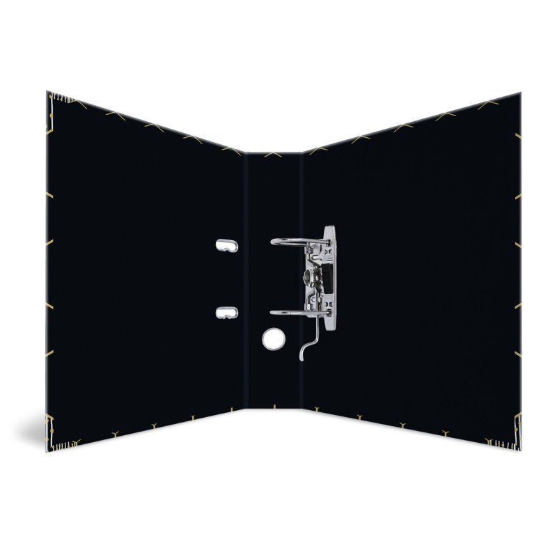 HERMA 7016 classeur à anneaux A4 Noir, Gris