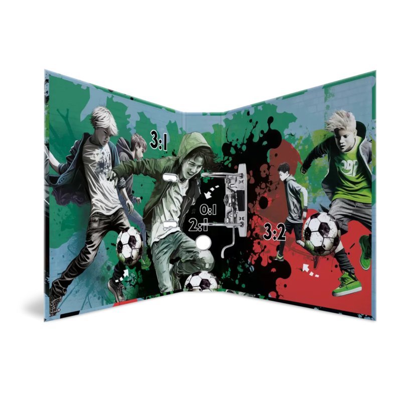 HERMA Classeur à motifs "Street Soccer", A4, 70 mm
