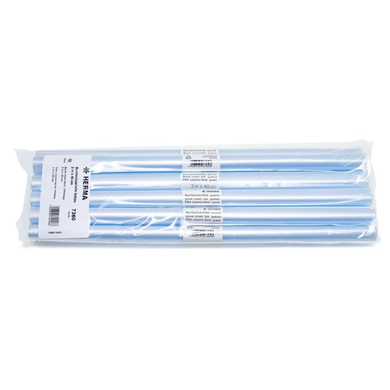 HERMA Film couvre-livres, 400 mm x 2 m, en PP, transparent