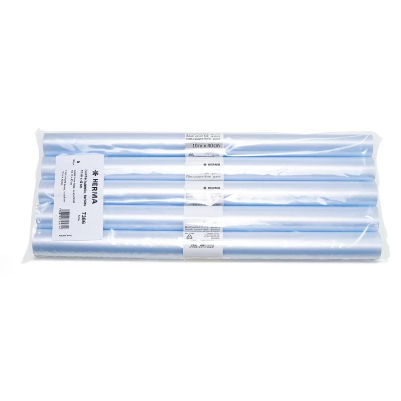 HERMA Book cover film colourless width 40 cm, 10m length