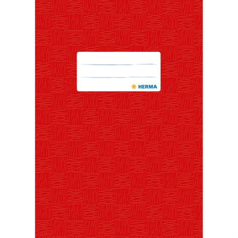 HERMA Protège-cahier, A5, en PP, rouge opaque