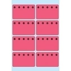 HERMA étiquettes pour surgelés, 26 x 40 mm, rouge fluo