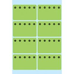 HERMA Deep-freeze labels 26x40mm lum. green ice crystals 48 pcs. decorative sticker
