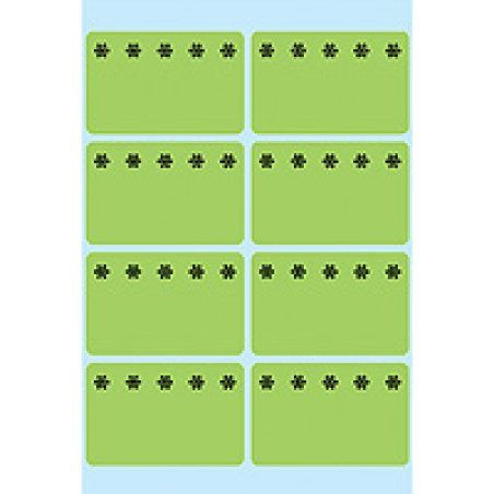 HERMA Deep-freeze labels 26x40mm lum. green ice crystals 48 pcs. decorative sticker