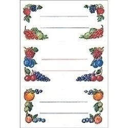 HERMA Kitchen labels 76x35mm berry arrangements 4 sheets self-adhesive label 4 pc(s)